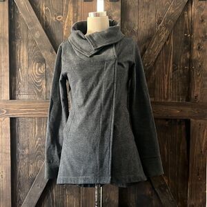Atwell grey comfy front button sweater Sz- Small